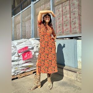 NWT Nooworks Jersey Maxi Dress Pots